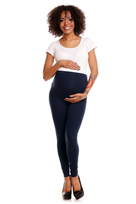 Comfort Fit Maternity Leggings with Tummy Panel - Soft Knitwear Blend
