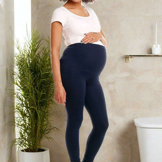 Luxury Maternity Support Leggings - Ultra-Comfortable Knitwear for Expecting Moms