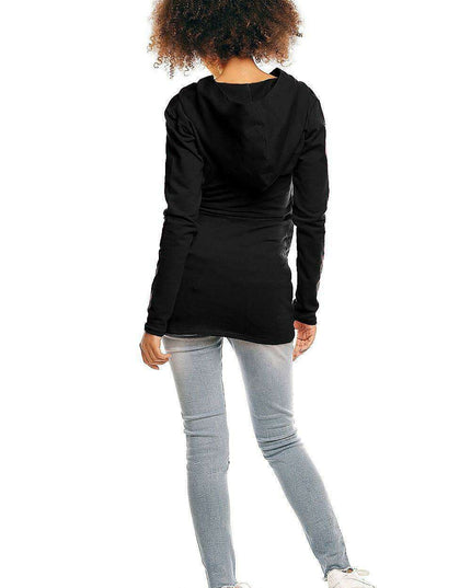 Comfortable Nursing-Friendly Maternity Hoodie with Stylish Bump Accommodation