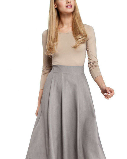 Elegant Flared Midi Skirt - The Perfect Choice for Any Occasion