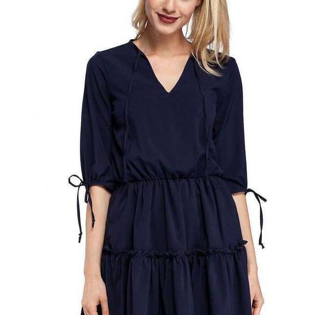 Boho Chic Ruffled Daydress: Unleash Your Effortless Style