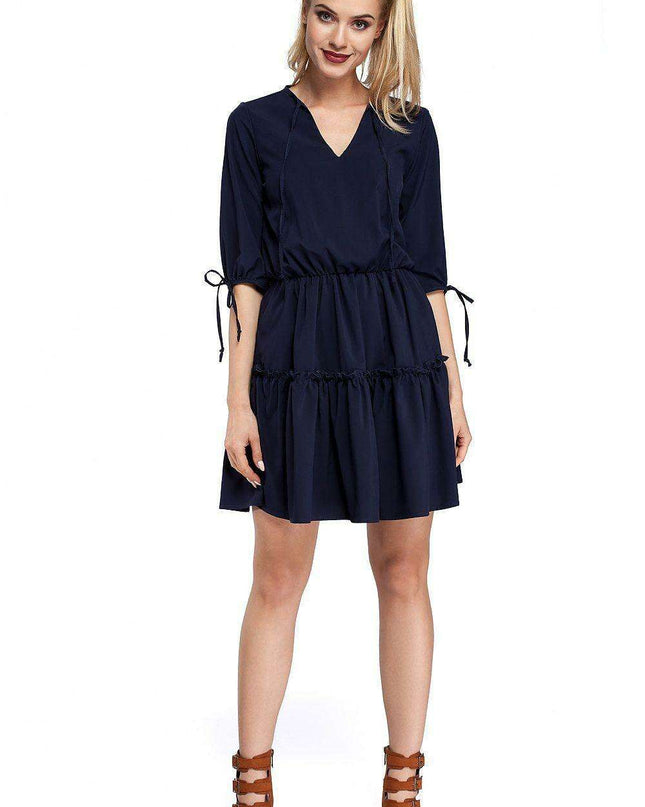 Boho Chic Ruffled Daydress: Unleash Your Effortless Style