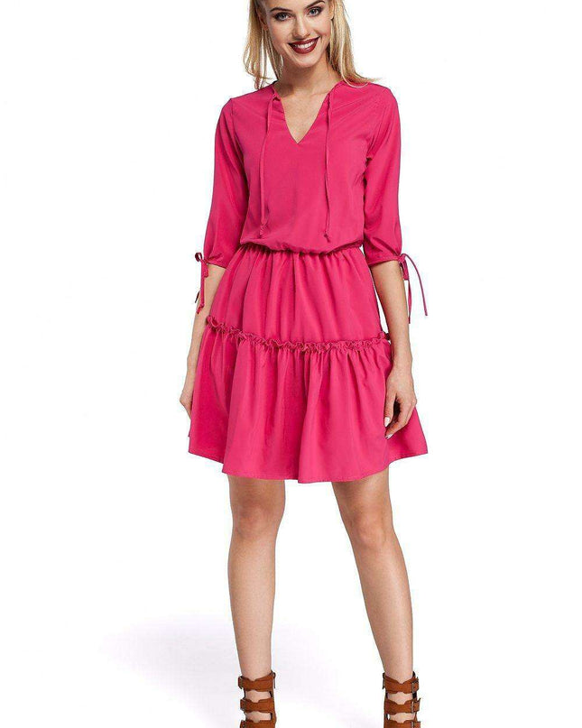 Boho Chic Ruffled Day Dress - 85002 Moe: Your Go-To Style Essential