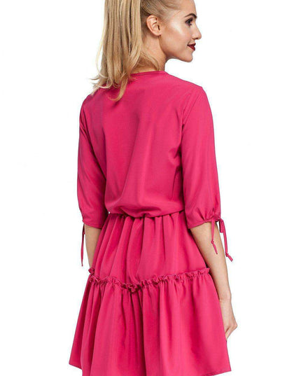 Boho Chic Ruffled Day Dress - 85002 Moe: Your Go-To Style Essential