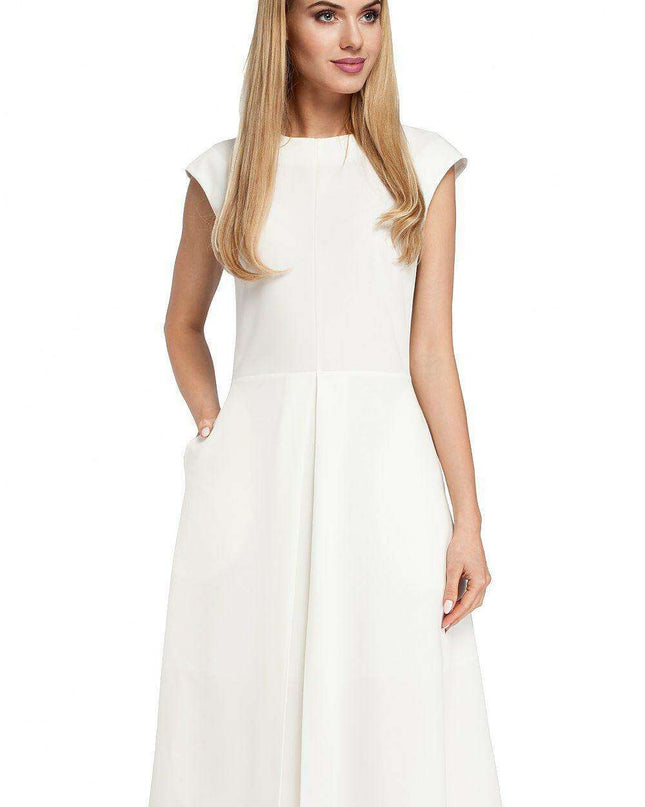 Elegant Pleated Midi Dress - A Timeless Essential for Every Occasion