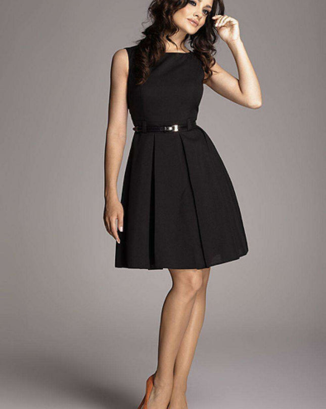 Chic Polyester Lined Baby Doll Cocktail Dress - Sizes S to XL