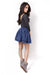 Frilled Mini Skirt - Waist-Enhancing Design (Size L/XL)