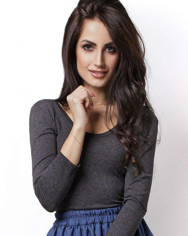 Elegant Backless Boat Neck Blouse Modern Chic Top Essentials