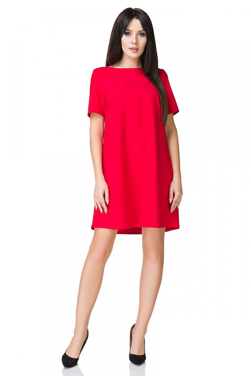 Elegant Summer Trapeze Dress - Chic Style for Work and Events