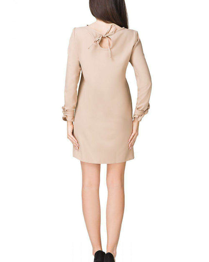 Chic Eyelet Trapeze Mini Dress for Elegant Occasions