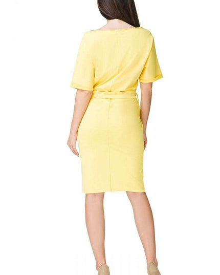 Elegant Kimono-Style Knit Dress with Customizable Waist Tie and Trendy Raw Edges