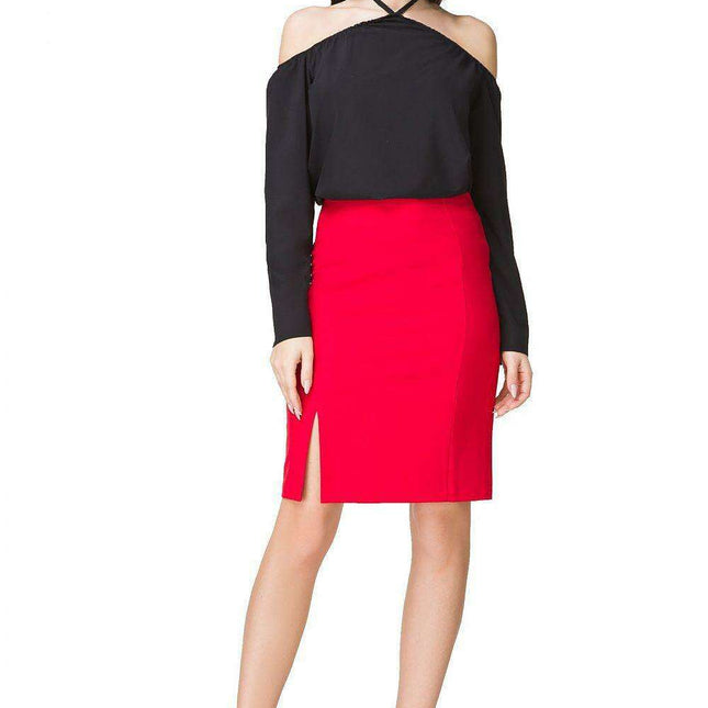 Elegant Neck-Tied Ruched Shoulder Blouse - Tessita 93608