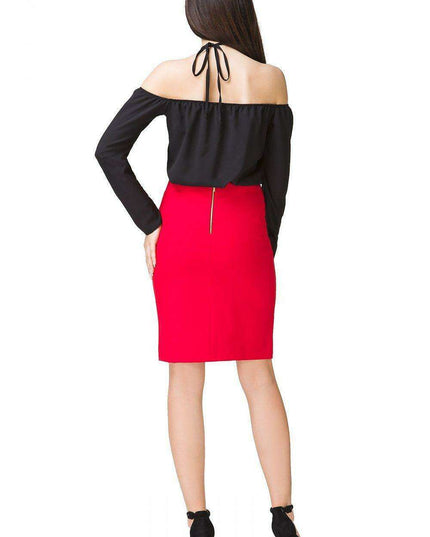 Elegant Neck-Tied Ruched Shoulder Blouse - Tessita 93608