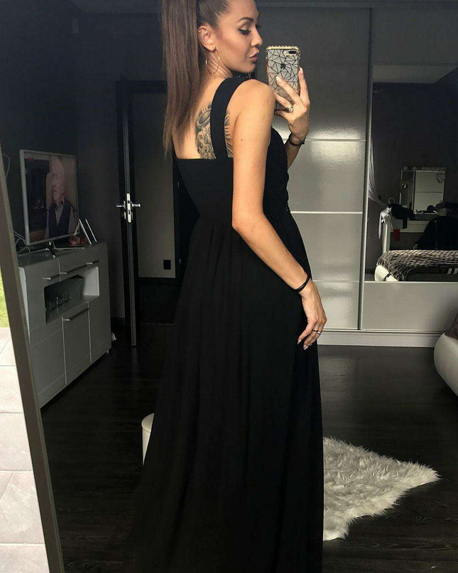 Elegant Mesh Corset Maxi Gown - YourNewStyle