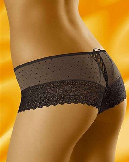 Pea Sprinkle Lace Elegance Shorts - Wolbar's Sensual Design