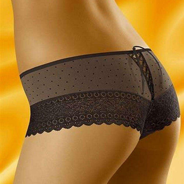 Pea Sprinkle Lace Elegance Shorts - Wolbar's Sensual Design