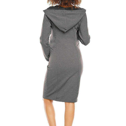 Chic Comfort Maternity and Nursing Hoodie Dress