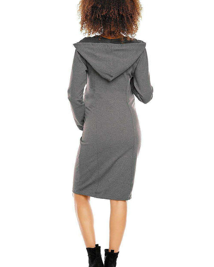 Chic Comfort Maternity and Nursing Hoodie Dress