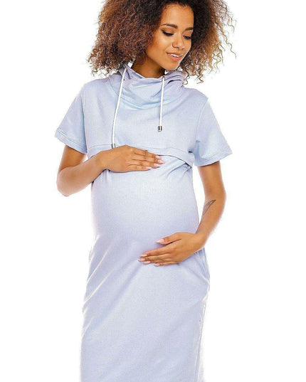 Mama Chic Maternity and Nursing Dress with Sneaky Zippers