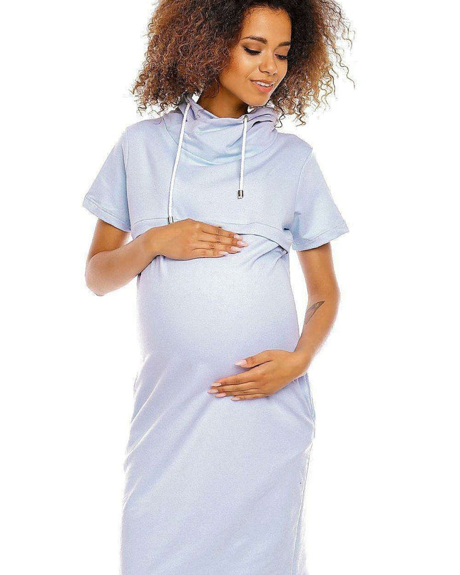 Mama Chic Maternity and Nursing Dress with Sneaky Zippers