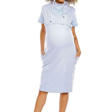 Mama Chic Maternity and Nursing Dress with Sneaky Zippers