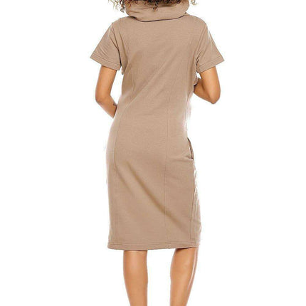 Mama Chic Maternity and Nursing Dress with Sneaky Zippers