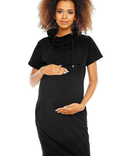Mama Chic Maternity and Nursing Dress with Sneaky Zippers