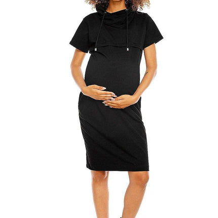 Mama Chic Maternity and Nursing Dress with Sneaky Zippers