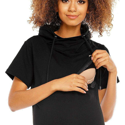 Mama Chic Maternity and Nursing Dress with Sneaky Zippers