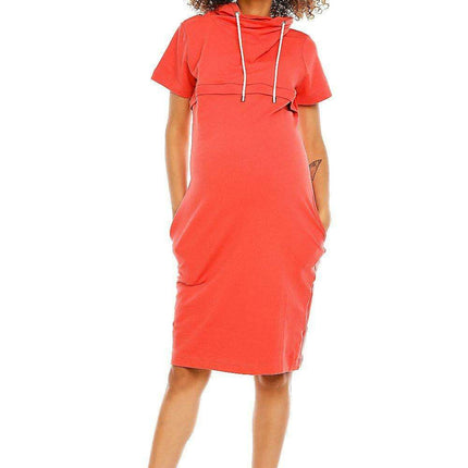 Mama Chic Maternity and Nursing Dress with Sneaky Zippers