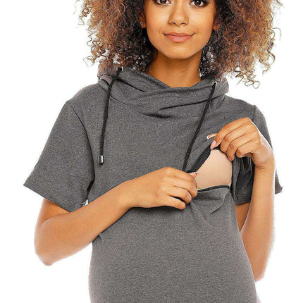 Mama Chic Maternity and Nursing Dress with Sneaky Zippers