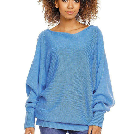 Peekaboo Maternity Boat Neckline Sweater