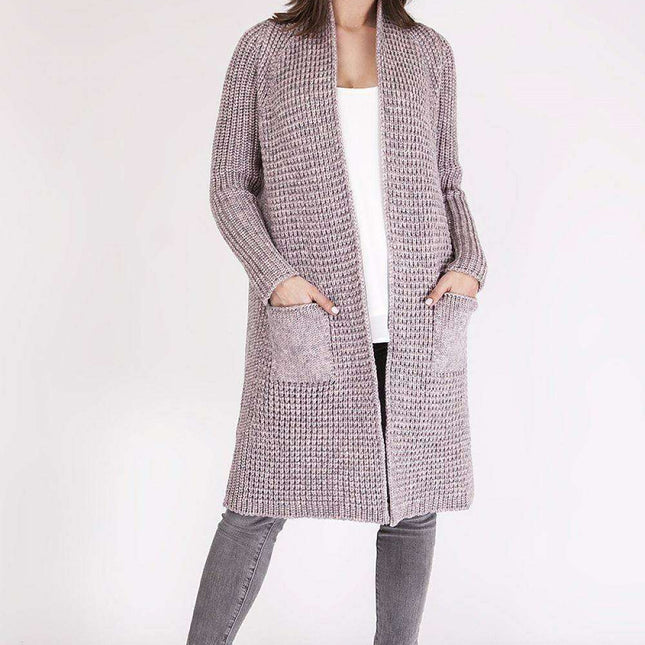 Cozy Knit Texture Cardigan - Perfect for All Your Travel Needs