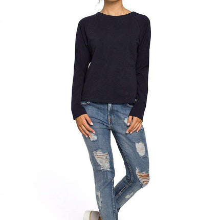 Effortlessly Chic Knit Sleeve Blouse for Stylish Elegance