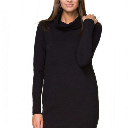 Tessita Luxe Knit Turtleneck Dress