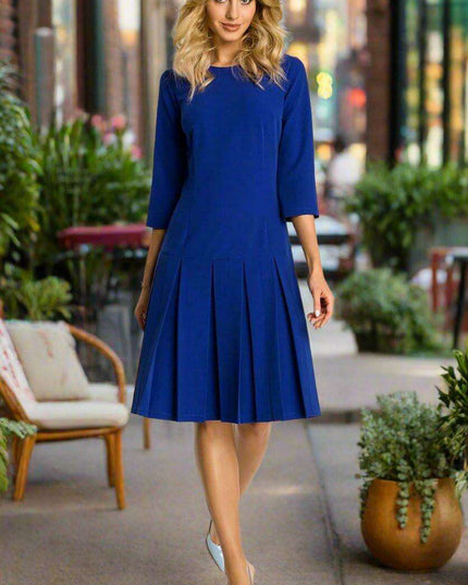 Delightful Ruffle A-Line Dress for Effortless Daytime Style