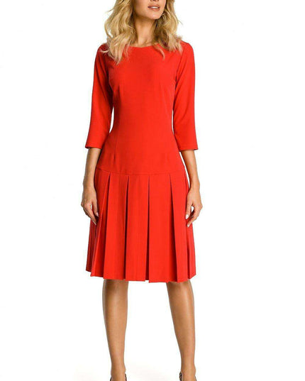 Delightful Ruffle A-Line Dress for Effortless Daytime Style