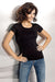 Elevate Your Style with Moraj Women's Cotton Short-Sleeve Tee