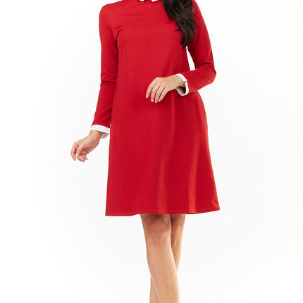 Chic Cotton Blend Daydress with Refined Accents - Très Elite