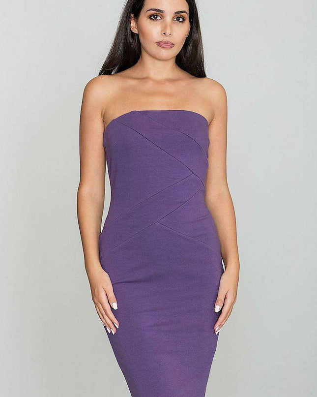 Chic Sleeveless Cotton Blend Evening Dress