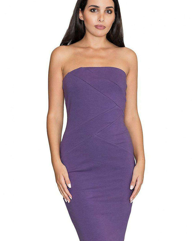 Chic Sleeveless Cotton Blend Evening Dress