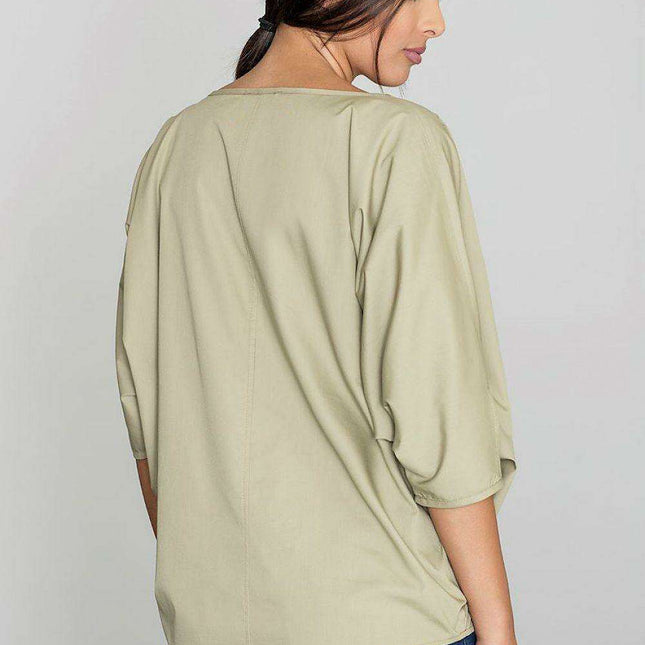 Chic Stitched Blouse by Figl