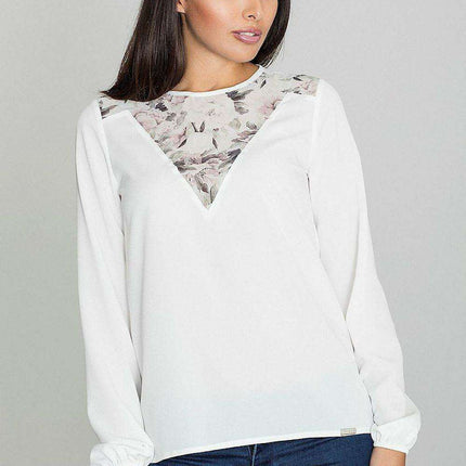 Chic Neckline Blouse