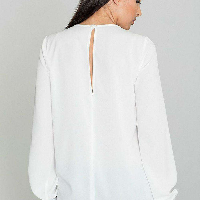 Chic Neckline Blouse