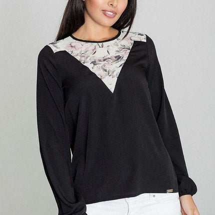Chic Neckline Blouse