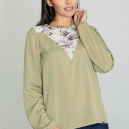 Chic Neckline Blouse