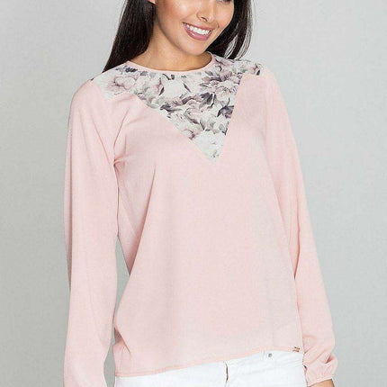 Chic Neckline Blouse
