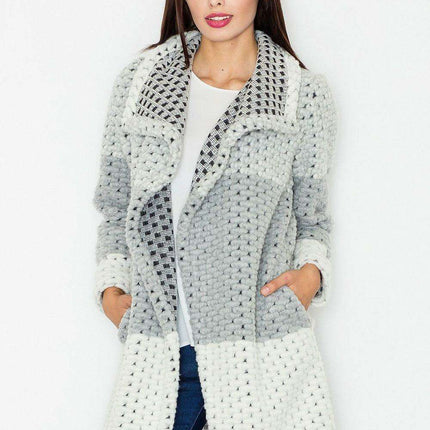Elegant Frost Fashion: Figl Collection - Trendy Winter Coat for Chilly Days