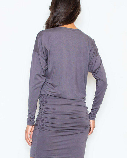 Elegant Kimono Sleeve Dress for Women: Effortless Daytime Glamour