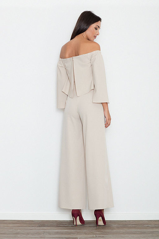 Classic Line Suit in Airy Fabric with Zipper Fastening